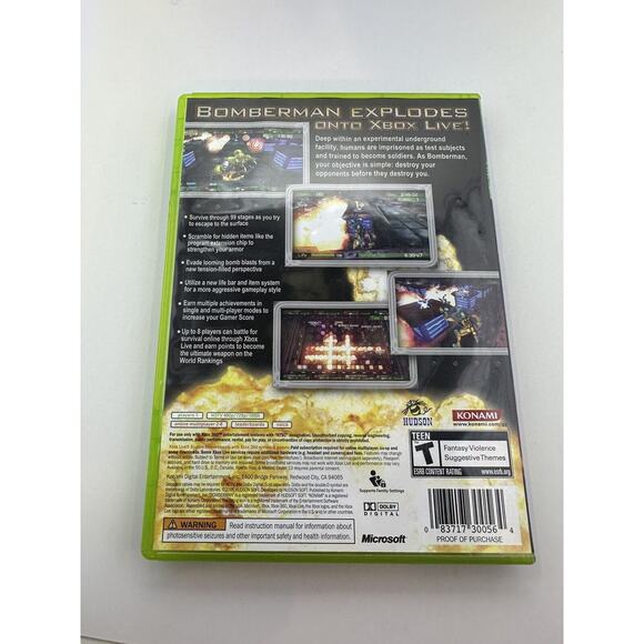 Bomberman Act Zero (Microsoft Xbox 360, 2006) Complete CiB Fast Shipping - Picture 2 of 3
